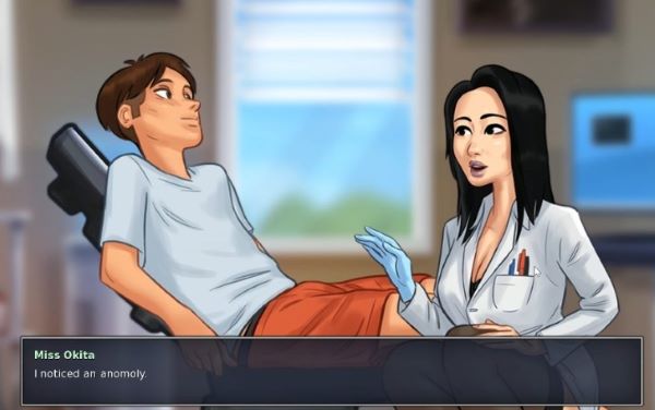 Ms. Okita wants to examine your member for abnormalities