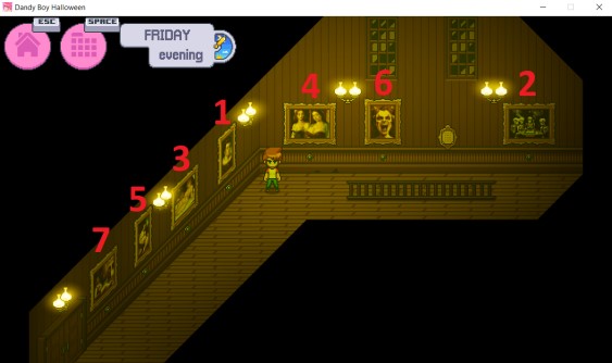 The correct order for the painting puzzle