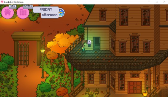 The balcony with the power switch