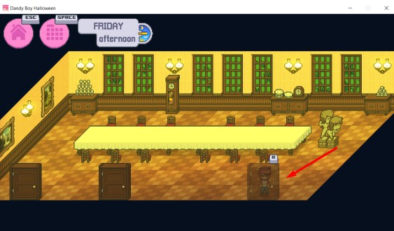 Entrance to the Fireplace Room