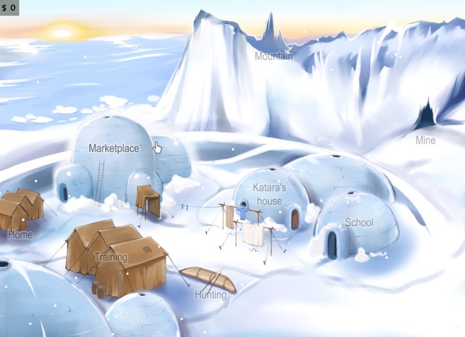 The status menu in Four Elements Trainer showing Map