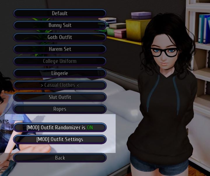 Harem Hotel character selection screen showcasing the diverse cast of 18 girls gameplay