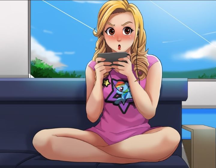 Relationship and stats management UI in Love & Sex Second Base visual novel