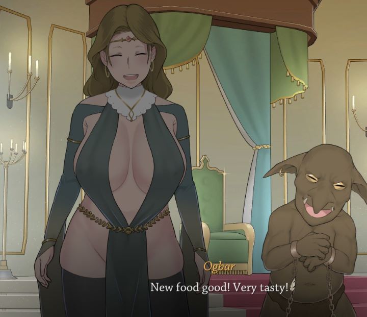 The Queen Who Adopted a Goblin Visual Novel Main Character