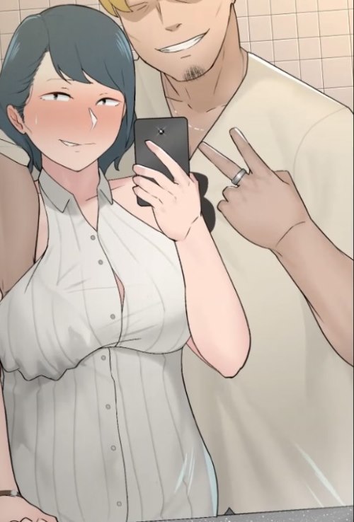 Shiori interacting with the Uncle character