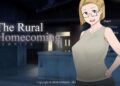 The Rural Homecoming game title screen featuring Akemi and the rural house background