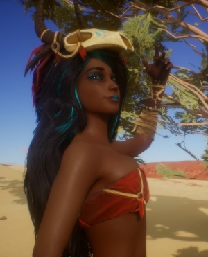 Wild Life sandbox editor showing character